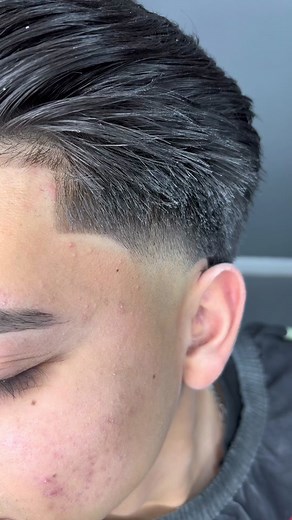 Slick Back Mid Taper Haircut Guide