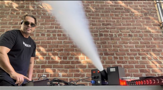 Watch CO2 jet fog machine  on Amazon Live