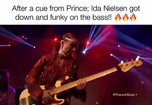 Ida Nielsen 🙌... slap that funk!! Repost: PharaohAbasi | ScottsBassLessons.com