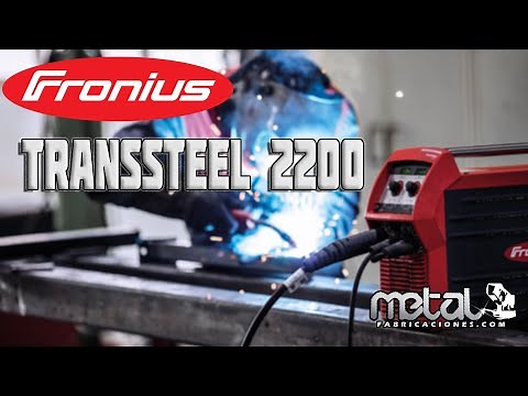 Maquina para soldar multiprocesos marca Fronius Transsteel 2200