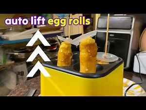 Auto Lifting 4 Vertical Egg Roll Maker Tested 🟡 Cooking Gizmos