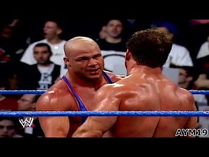 Kurt Angle vs Chris Benoit SmackDown! 2/6/2003 Highlights