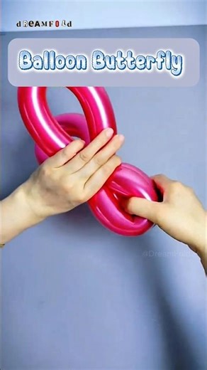 Ballon butterfly #craft #ytshorts #balloon