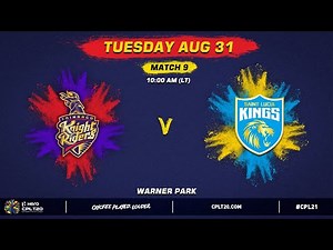 LIVE | Trinbago Knight Riders vs Saint Lucia Kings | CPL 2021