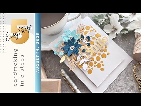 What? MAKE THIS with CHRISTMAS DIES! | CARDMAKING IN 5 EASY STEPS
