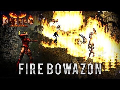 The Immolation Fire Bowazon!! The biggest waste of High Runes on my channel yet!?!? - Diablo 2