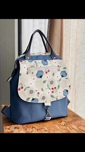 42 reactions | ［20250411］剛剛好後背包這款花布與霧藍帆布拼接的背包溫柔得剛剛好～實用得剛剛好～背著它出門一整天也會跟著剛剛好～～不需要太花俏只要夠輕盈、夠優雅～剛剛好裝下日常的微微幸福～～#鈕釦樹 #布吾可能 #if系列 #剛剛好的背包 #日常好物 #溫柔手作 #陪你走進生活的小風景 | 鈕釦樹 Button Tree | Facebook