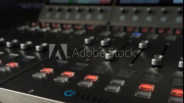 Overview of the audio console for radio.