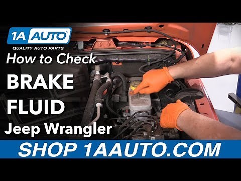 How to Check Brake Fluid 06-18 Jeep Wrangler