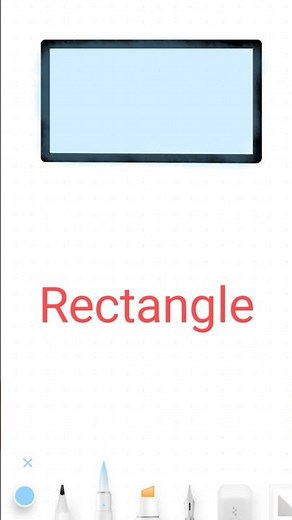 ☀️How to draw a Rectangle🎞️🎞️Easy Rectangle shape drawing for Kids☀️ #drawingforkids #kids