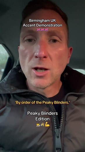 Birmingham UK Accent Demonstration: Peaky Blinders Edition #shorts #funny #accents