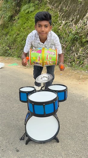 Jazz Drum Set and CB Dholak🪘masti karlm 😱