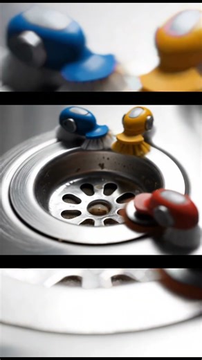 Mini robots cleaning sink #robot #mini #ai #veo3 #shorts