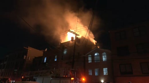 Firefighter injured in Jersey City apartment building fire