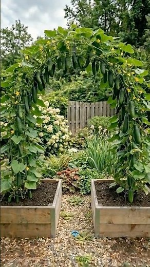 Grow Cucumbers the Easy Way With a Trellis