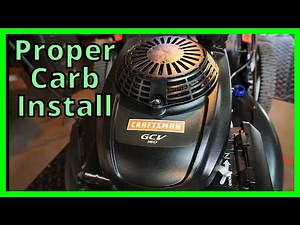 Honda GCV 160 190 Engine Carb Rebuild / Bench Multi View Install Test & Diagnostic