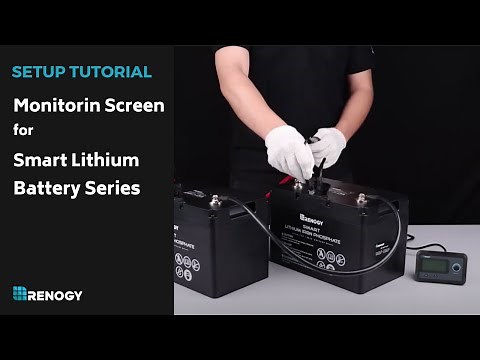 Monitoring Screen for Smart Lithium Battery Series