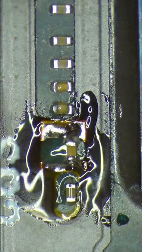 Switch OLED Modchip Flex Soldering #electronicsrepair #moddedswitch #repair #switchmod