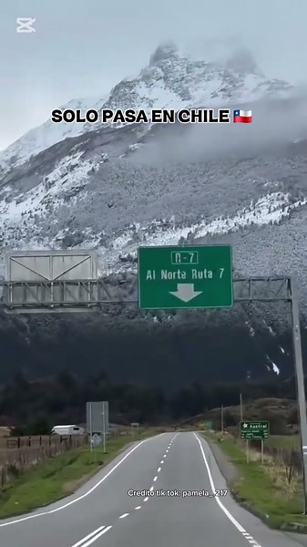 ONLY IN CHILE 🇨🇱 The snowy Carretera Austral looks like another planet ❄️🏔️🇨🇱 #foryou