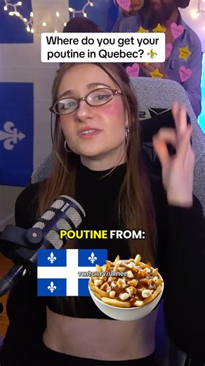 Where is the best poutine in Quebec Montreal? 👀⚜️ #fyp #quebec #bilingual #food #frenchcanadian