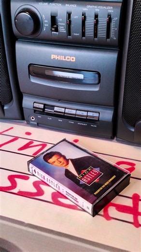 A Sneak Peek at the Rick Astley "Whenever You Need Somebody" cassette... coming this weekend!