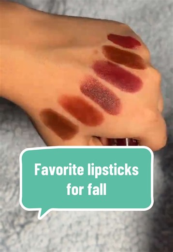 Fall Lipstick Favorites: Dark & Vampy Shades