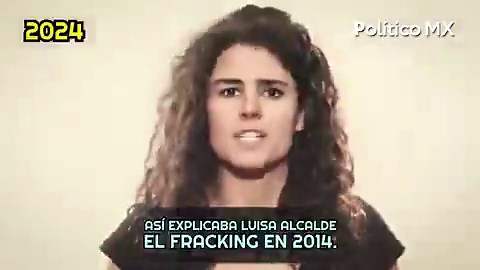 ⛽ “Di no al fracking”: así lo decía Luisa Alcalde en 2014La actual dirigente de Morena, @LuisaAlcalde, explicaba años atrás su postura contra el fracking.En 2014, llamaba a rechazar esta práctica por sus posibles impactos ambientales.