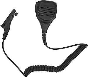 Speaker Mic Microphone with 3.5mm Audio Jack Reinforced Cable for Motorola IMPRES APX 4000 6000 7000 8000 XPR 6350 6550 7550 7350e 7850e 7550e PMMN 4069A 4025A 4024A 4062A 4065A 4040A