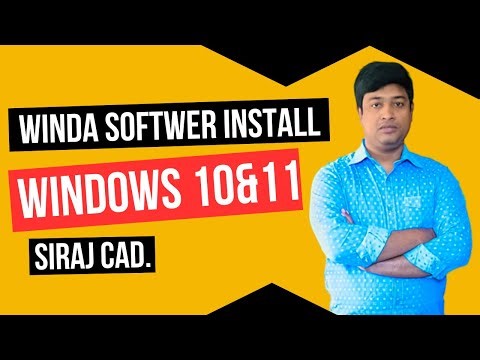 Winda softwer Install Windows 10&11.Cad Software install & free download. Winda Cad Tutorial |