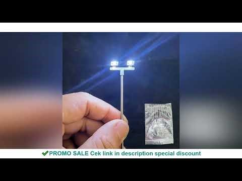 1set 3/5/8/20pcs HO Scale Model Lighting Tower Lights Model Lights Layout Lamppost for scale Train/G