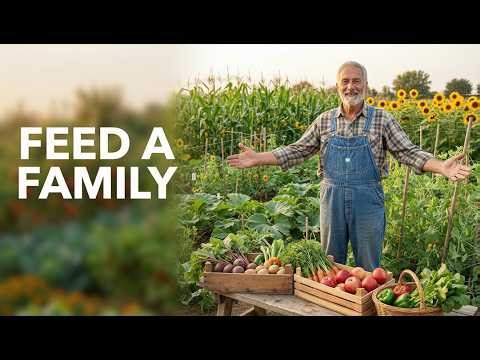 How Amish Families Feed 12 People From a Backyard Garden