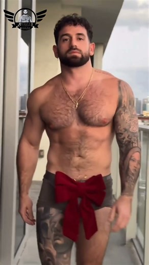 Attractive bodybuilder fitness