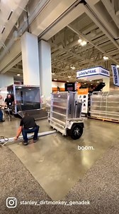 Transforms into trailer AND BACK in less than one minute. #trailers #newequipment #construction #worksmart #newtrailers #reels | Stanley "Dirt Monkey" Genadek