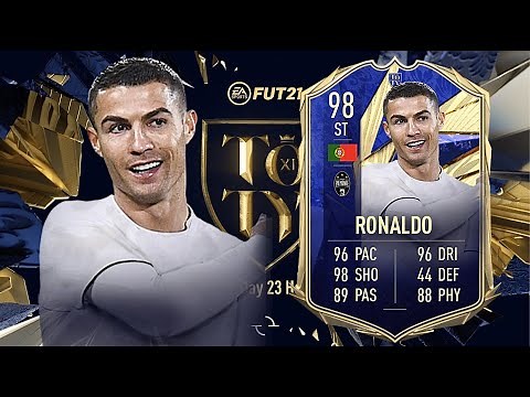FIFA 21: CRISTIANO RONALDO 98 TOTY PLAYER REVIEW I FIFA 21 ULTIMATE TEAM
