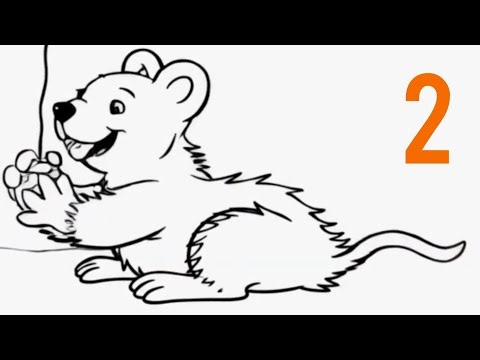 🐻🍯 I Drew a Bear Using Number 2! Cute Animated Drawing