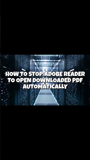 How to stop adobe reader to open PDFs Automatically | Windows 11 | 2025