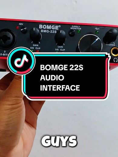 BOMGE 22S Audio Interface Review and Features