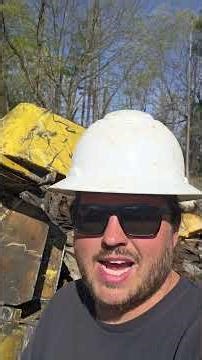 Lesson learned... the forklift counter weight was full of concrete! #Scrap-Life #recycle #recycling