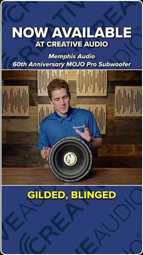 Memphis Audio NEW 60th Anniversary Mojo Pro 12" Subwoofer | New at Creative Audio