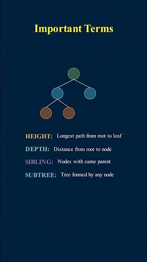 Trees in Data Structures | Hierarchy Explained in 1 Minute #coding