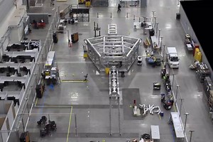 We're counting down the days until the official unveiling of the X-59 aircraft! Here's a throwback of a time-lapse from May '19-June '21 of the X-59 being manufactured. Mark your calendars for the unveiling next Friday, Jan. 12, and start planning your #Quesst watch party: https://go.nasa.gov/48FZFt7 | NASA Aeronautics