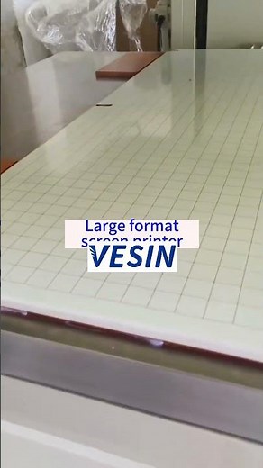 Large format screen printing machine. Saves labor costs and makes big size printing easier than ever