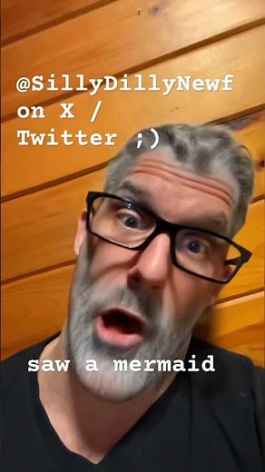 My old Newfie impression with a twist😂🤪 This ain’t normal… lol