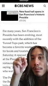 The Mess Hall at the Presidio Tunnel Tops is finally open