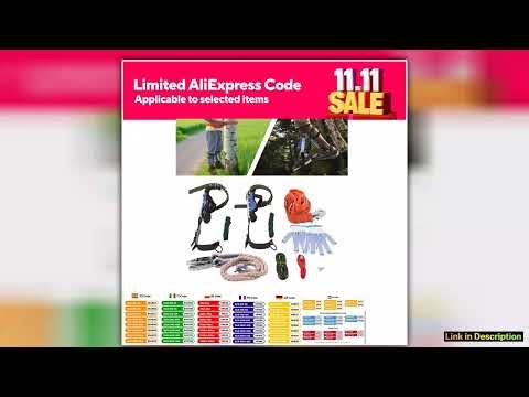 Tree Climbing Spike Set Adjustable Pole Climbing Gear Kit with Safety Belt Straps Enhanced Design