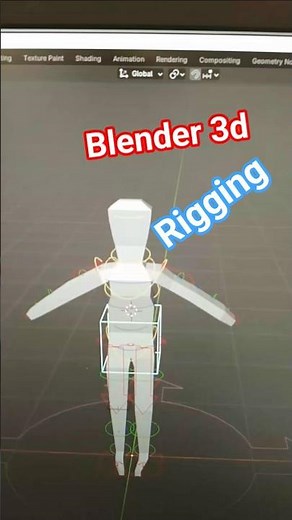 Blender 3d Character Rigging for Animation. Unity Godot Unreal Engine