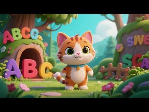 Kitty Cat ABC Adventure Song | Nursery Rhymes & Kids Songs 🐱🔤🎵