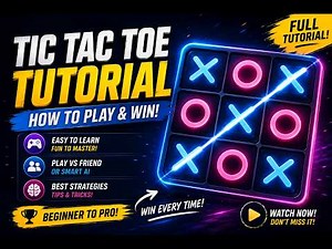 AI Tutorial for Beginners🎮 Tic Tac Toe Gameplay