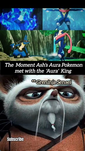Greninja vs Lucario Best Aura in Pokémon #pokemon #ashketchum #pikachu #demonslayer #anime #Greninja