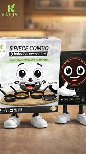 5 Pcs Combo Cookware Set & Electric Induction